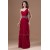 Beading Sheath/Column One-Shoulder Chiffon Silk like Satin Prom/Formal Evening Dresses 02020676