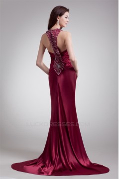 Beading Straps Mermaid/Trumpet Puddle Train Prom/Formal Evening Dresses 02020681