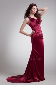 Beading Straps Mermaid/Trumpet Puddle Train Prom/Formal Evening Dresses 02020681