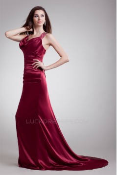 Beading Straps Mermaid/Trumpet Puddle Train Prom/Formal Evening Dresses 02020681