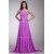 A-Line Sweetheart Beaded Pleats Long Purple Prom/Formal Evening Dresses 02020698