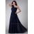 A-Line One-Shoulder Chiffon Floor-Length Prom/Formal Evening Dresses 02020703