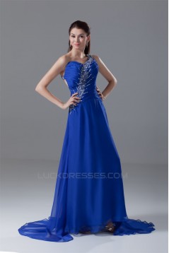 Chiffon Ruched A-Line Prom/Formal Evening Dresses 02020704