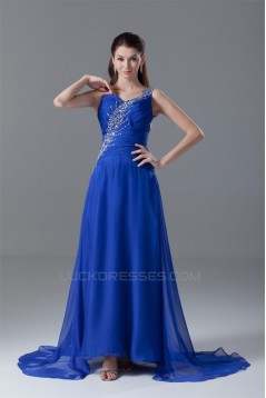 Chiffon Ruched A-Line Prom/Formal Evening Dresses 02020704
