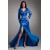 Elastic Woven Satin Beading V-Neck A-Line Prom/Formal Evening Dresses 02020719