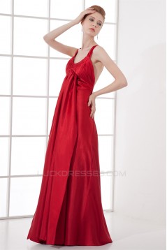 Elastic Woven Satin Floor-Length Scoop Sleeveless Prom/Formal Evening Dresses 02020721
