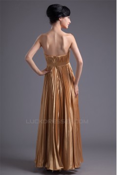 Elastic Woven Satin Sheath/Column Strapless Prom/Formal Evening Dresses 02020724