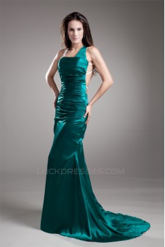 Elastic Woven Satin Sleeveless Mermaid/Trumpet Prom/Formal Evening Dresses 02020727