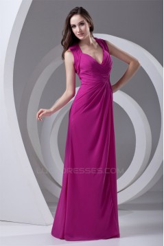 Floor-Length Chiffon Prom/Formal Evening Bridesmaid Dresses 02020735
