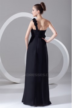 Floor-Length Sheath/Column Chiffon Prom/Formal Evening Bridesmaid Dresses 02020751