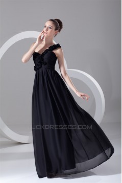 Floor-Length Sheath/Column Chiffon Prom/Formal Evening Bridesmaid Dresses 02020751