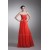 Floor-Length Sheath/Column Chiffon Handmade Flowers Prom/Formal Evening Dresses 02020752