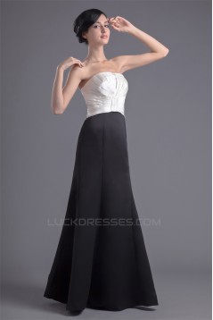 Floor-Length Sleeveless Strapless Pleats Prom/Formal Evening Bridesmaid Dresses 02020759