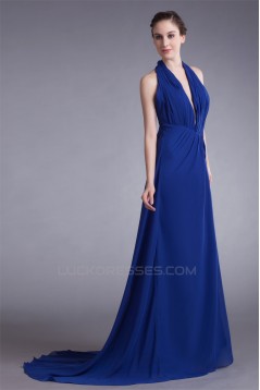 A-Line Halter Sleeveless Chiffon Prom/Formal Evening Dresses 02020767