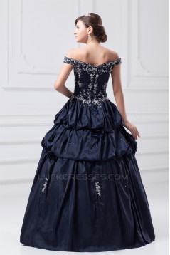 Handmade Flowers Floor-Length Sleeveless Prom/Formal Evening Dresses 02020770