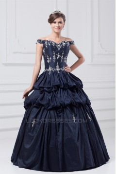 Handmade Flowers Floor-Length Sleeveless Prom/Formal Evening Dresses 02020770