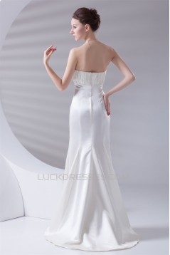 Mermaid/Trumpet Elastic Woven Satin Sleeveless Prom/Formal Evening Dresses 02020774