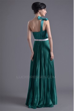 One-Shoulder Floor-Length Elastic Woven Satin Prom/Formal Evening Dresses 02020787