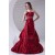 A-Line Pleated Sleeveless Satin Beading Prom/Formal Evening Dresses 02020803