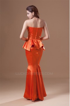 Pleats Mermaid/Trumpet Elastic Woven Satin Prom/Formal Evening Dresses 02020806