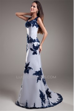 Puddle Train Scoop Sheath/Column Sleeveless Prom/Formal Evening Dresses 02020812