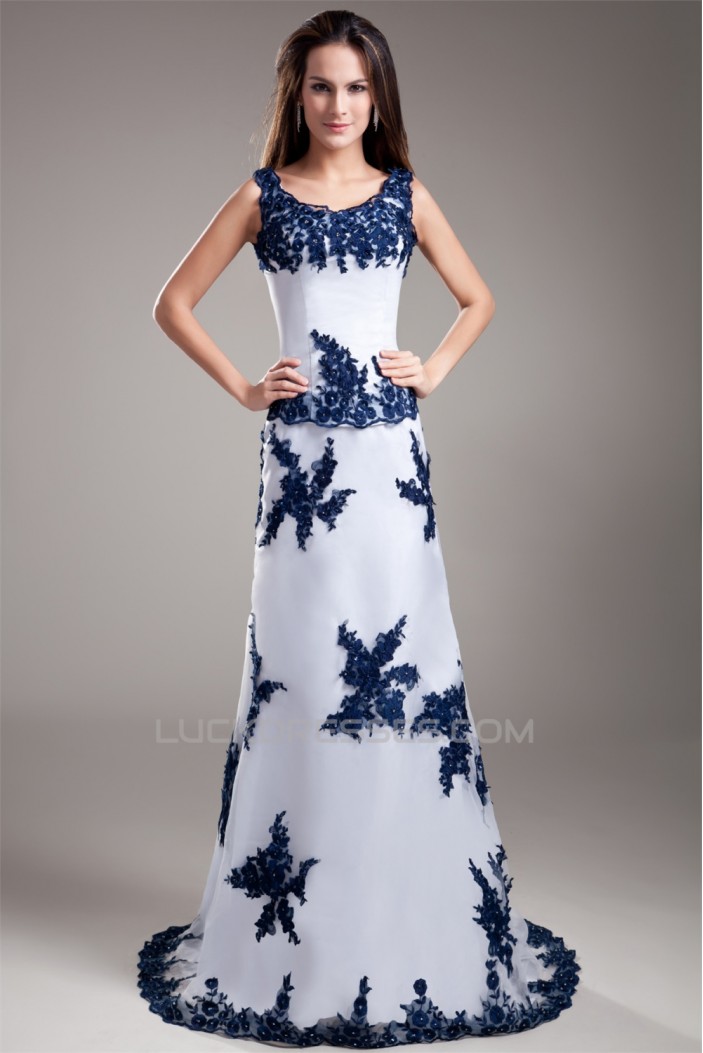 Puddle Train Scoop Sheath/Column Sleeveless Prom/Formal Evening Dresses 02020812