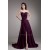 A-Line Ruffles Chiffon Sweetheart Long Purple Prom/Formal Evening Dresses 02020816