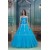 Ball Gown Satin Netting Floor-Length Pleats Prom/Formal Evening Dresses 02020824