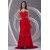 Sheath/Column Ruffles Brush Sweep Train Prom/Formal Evening Dresses 02020842