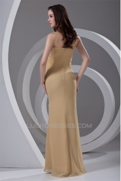 Sheath/Column Spaghetti Straps Floor-Length Prom/Formal Evening Dresses 02020844