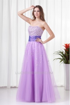 A-Line Taffeta Netting Floor-Length Prom/Formal Evening Dresses 02020860