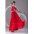 Sheath/Column Floor-Length Long Red Chiffon Prom/Formal Evening Dresses 02020893
