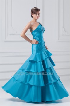 Sleeveless Sequins Taffeta One-Shoulder Prom/Formal Evening Dresses 02020897
