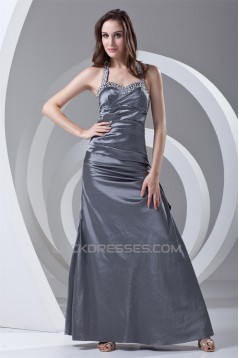 Sleeveless Taffeta Floor-Length Beading Prom/Formal Evening Dresses 02020907