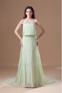 A-Line Strapless Chiffon Prom/Formal Evening Dresses 02020921