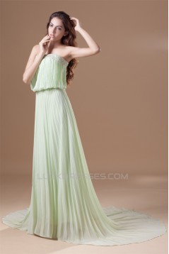 A-Line Strapless Chiffon Prom/Formal Evening Dresses 02020921
