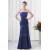 Strapless Floor-Length Taffeta Lace Sheath/Column Prom/Formal Evening Dresses 02020925