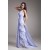 Straps Sheath/Column Chiffon Lace Silk like Satin Prom/Formal Evening Dresses 02020933