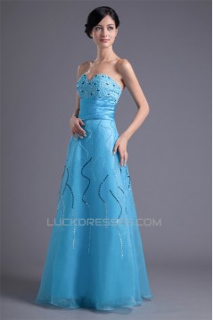Sweetheart Beading Floor-Length A-Line Sleeveless Prom/Formal Evening Dresses 02020937