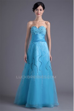 Sweetheart Beading Floor-Length A-Line Sleeveless Prom/Formal Evening Dresses 02020937