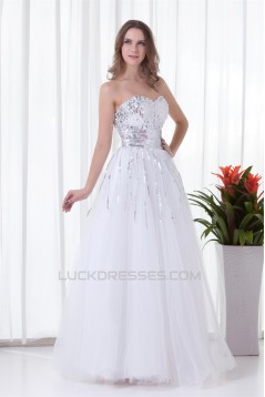 Sweetheart Elastic Woven Satin Net Floor-Length Prom/Formal Evening Dresses 02020942