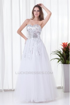 Sweetheart Elastic Woven Satin Net Floor-Length Prom/Formal Evening Dresses 02020942