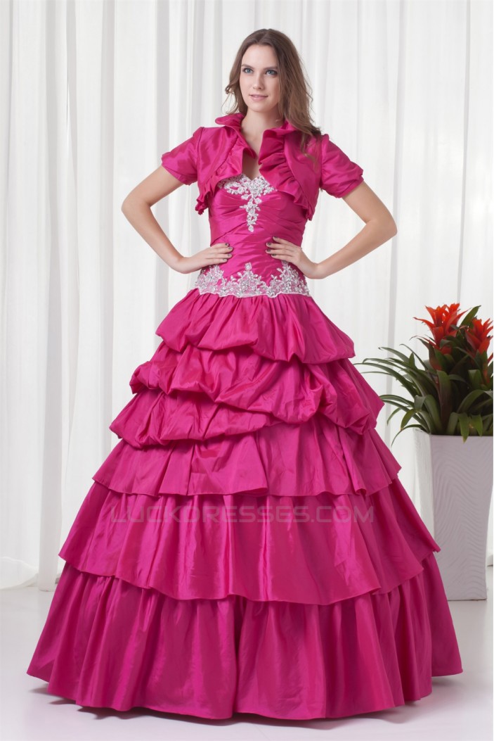 Taffeta Sweetheart Short Ball Gown Beading Prom/Formal Evening Dresses 02020960