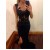 Long Black Lace Prom Evening Formal Dresses 3020004