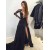 Long Black Lace Chiffon Prom Evening Formal Dresses 3020007