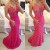 Trumpet/Mermaid Lace Long See Through Prom Evening Formal Dresses 3020014