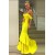 Mermaid Long Yellow Prom Evening Formal Dresses 3020044