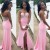 Beaded Long Pink Sweetheart Prom Evening Formal Dresses 3020067