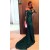 Trumpet/Mermaid Long Sleeves Green Lace Prom Evening Formal Dresses  3020077