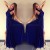 Long Blue Chiffon Prom Formal Evening Party Dresses 3021023